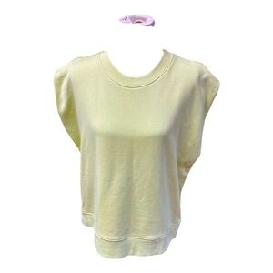 NWOT Entro Lime Green Sweatshirt with Inverted Sleeves